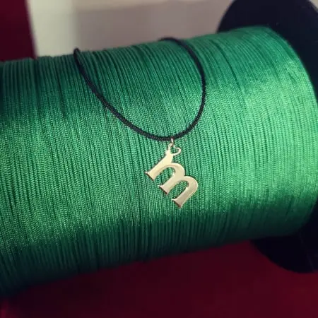 Pandantiv Aur Copii - Pandantiv litera m aur 14K