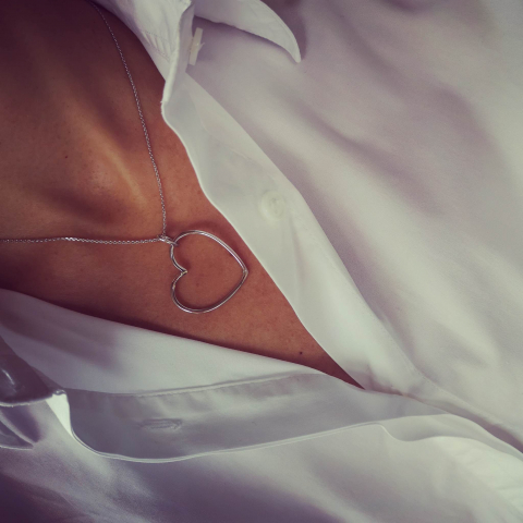 Colier din argint big heart [1]