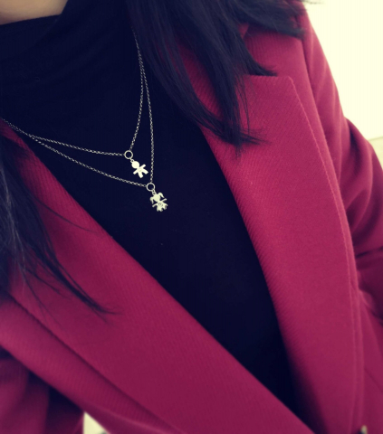 Colier Baietel, Argint 925 rodiat [1]