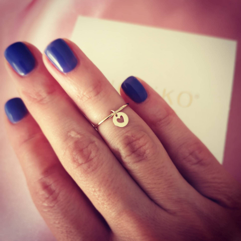 Inel Banut Falanga, Aur Galben 14K [1]