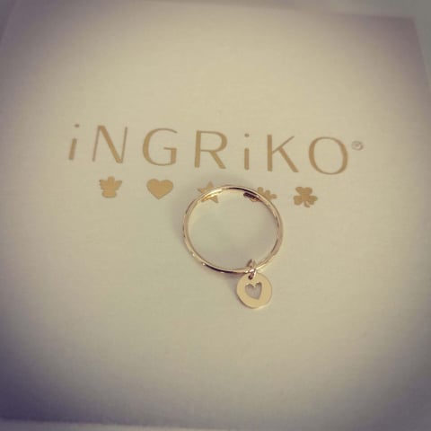 Inel Banut Falanga, Aur Galben 14K