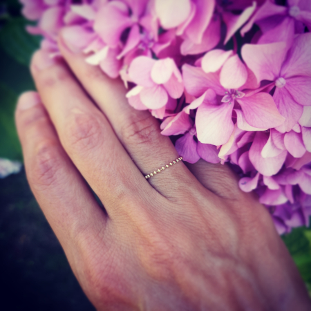 Inel lant Bilute, aur galben 14K [2]