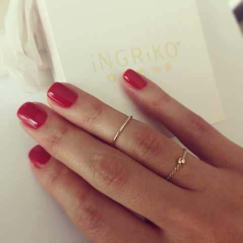 Inel pentru Falanga, Aur Galben 14K [5]