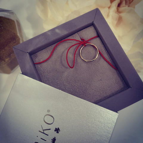 Inel pentru falanga, aur galben 14K [2]