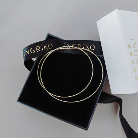 Lantisoare - Colier aur 14K semirigid tip colan 42 cm