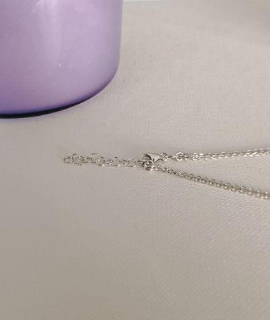 Lantisor dublu geometric din argint 925 rodiat [5]