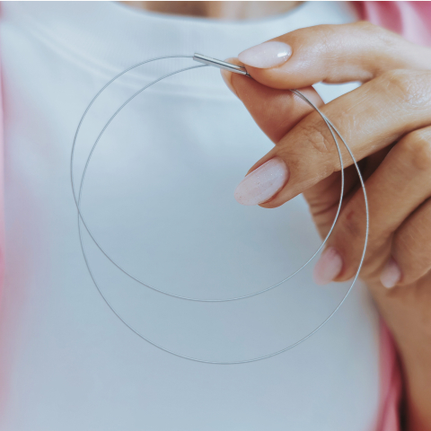 Lantisor Argint - Lantisor 42 cm ultra fin 0.5 mm – argint 935 cu finisaj rodiat