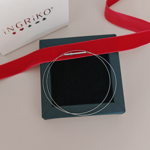 Lantisor Argint Femei - Lantisor 42 cm ultra fin 0.5 mm – argint 935 cu finisaj rodiat