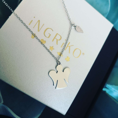 Lantisor argint 925 cu pandantiv ingeras [1]