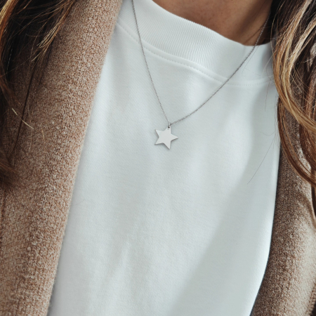 Lantisor argint 925 personalizat cu stea dama [1]