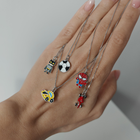 Lantisor argint baieti Batman [1]