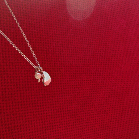 Lantisor argint cu perla de cultura si inimioara [1]