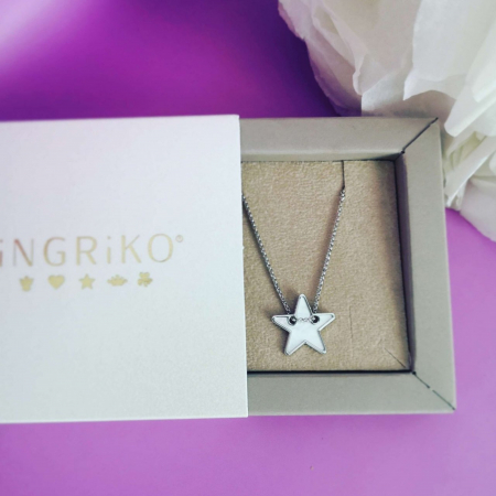 Lantisor Argint Rodiat 925 Stea Sidef [4]