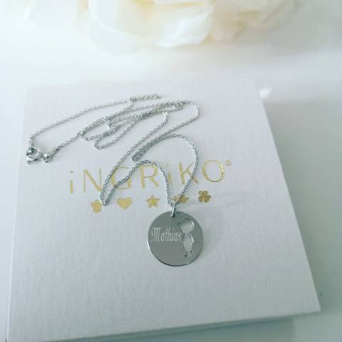 Lantisor argint 925 personalizat cu baietel [1]