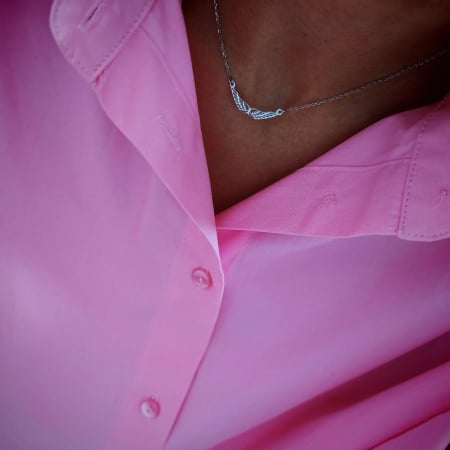 Lantisor cu aripi de inger din argint 925 rodiat [3]