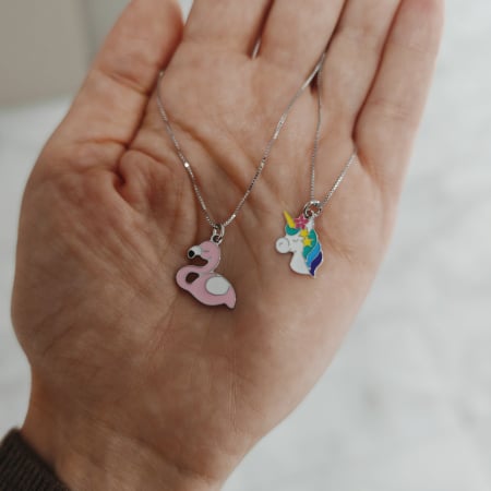 Lantisor din argint 925 pentru fetite - vis de unicorn [2]