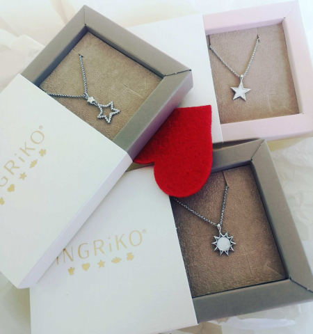 Lantisor Soare sidef, din Argint 925 rodiat [1]