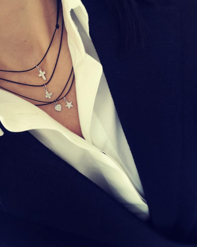 Pandantiv Cruciulita cu Diamante, aur18K [2]