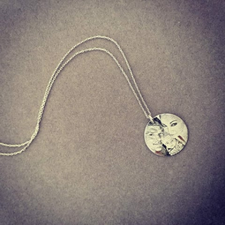 Pandantiv cu poza pe lant argint 925 [1]