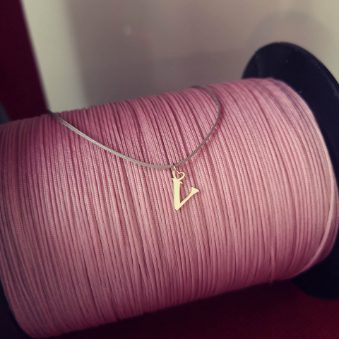 Pandantiv litera v aur 14K [0]