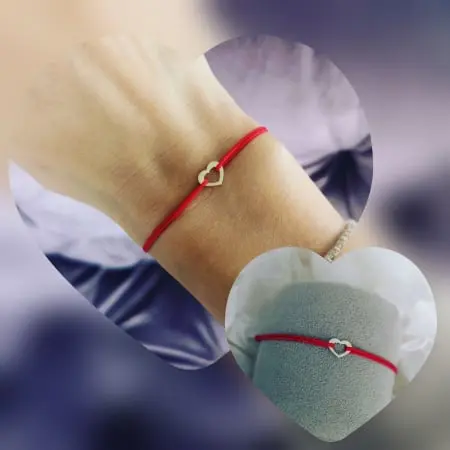 Bijuterii Personalizate - Set 2 bratari inimi aur 14K mami si bebe