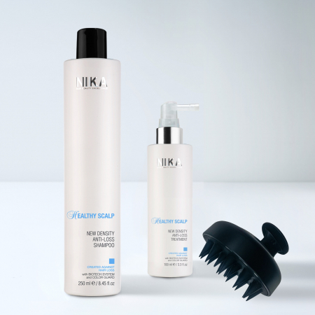 Produse pentru Par - Kit Anticadere New Density - 2 Produse + Perie masaj capilar