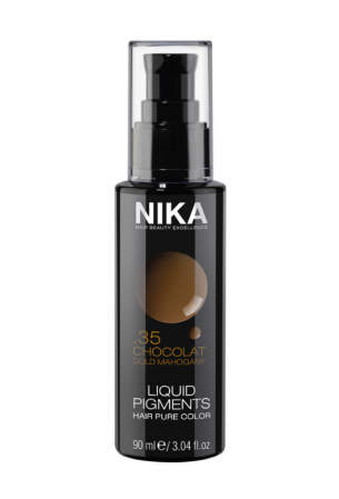 Pigmenti Lichizi - Pigment Lichid GOLD MAHOGANY .35 Chocolat 90 ml