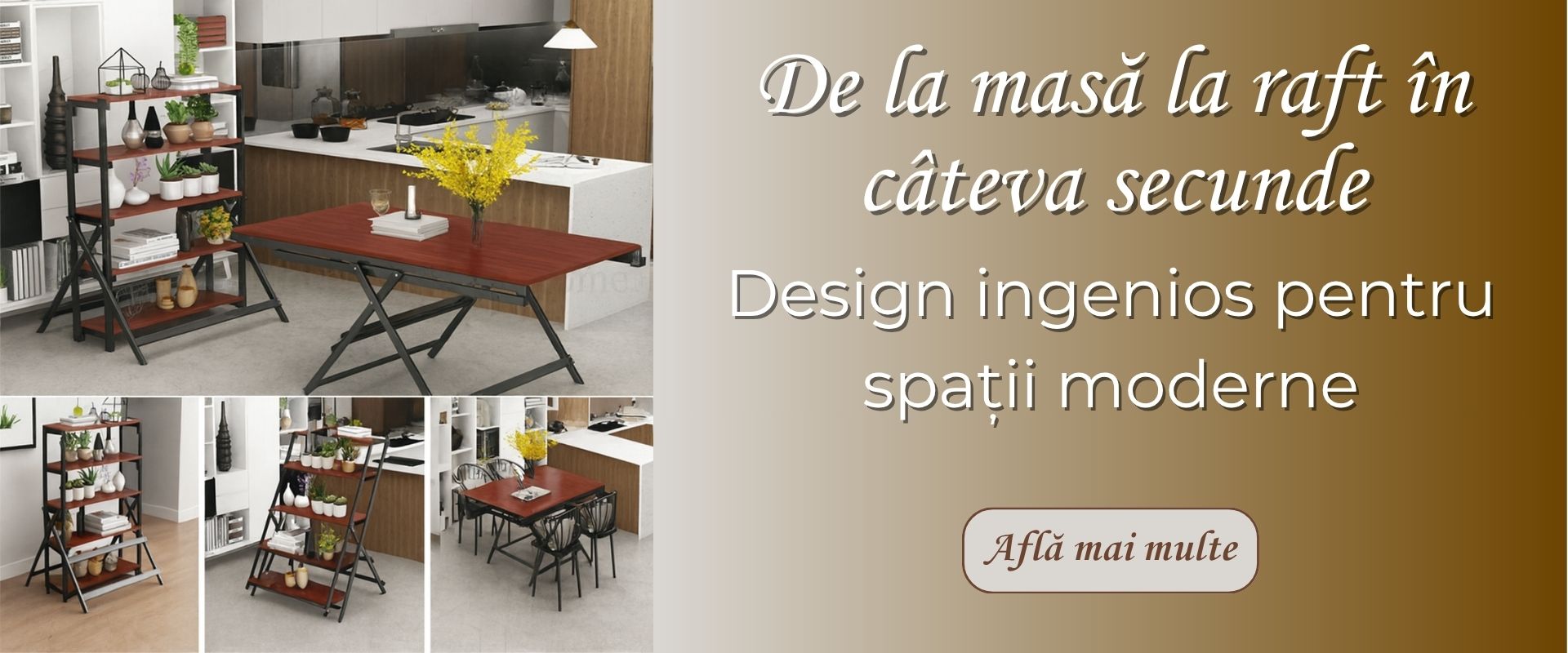 Banner Masa Transformabila in raft