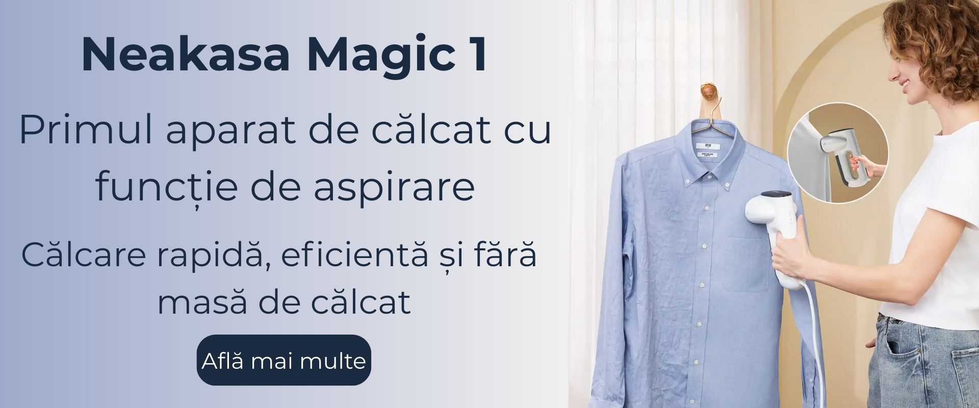 Aparat de călcat cu funcție de aspirare