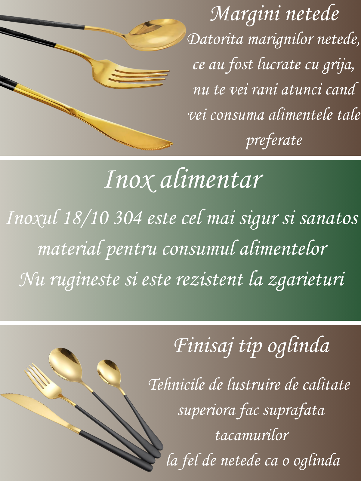 tacamuri inox alimentar 304