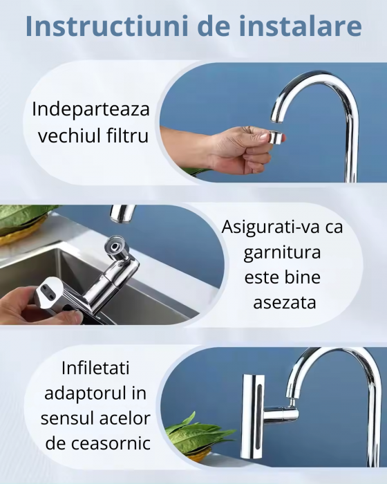 Adaptor universal pentru baterie de chiuveta [8]