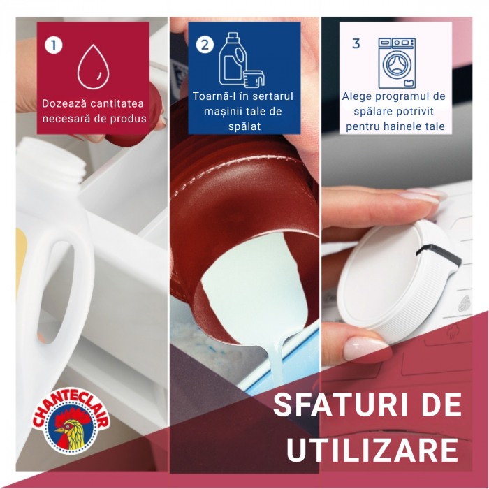 Detergent lichid Chanteclair Marsilia – 1260 ml, 28 spălări [5]