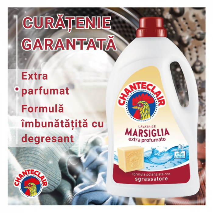 Detergent lichid Chanteclair Marsilia – 1260 ml, 28 spălări [3]