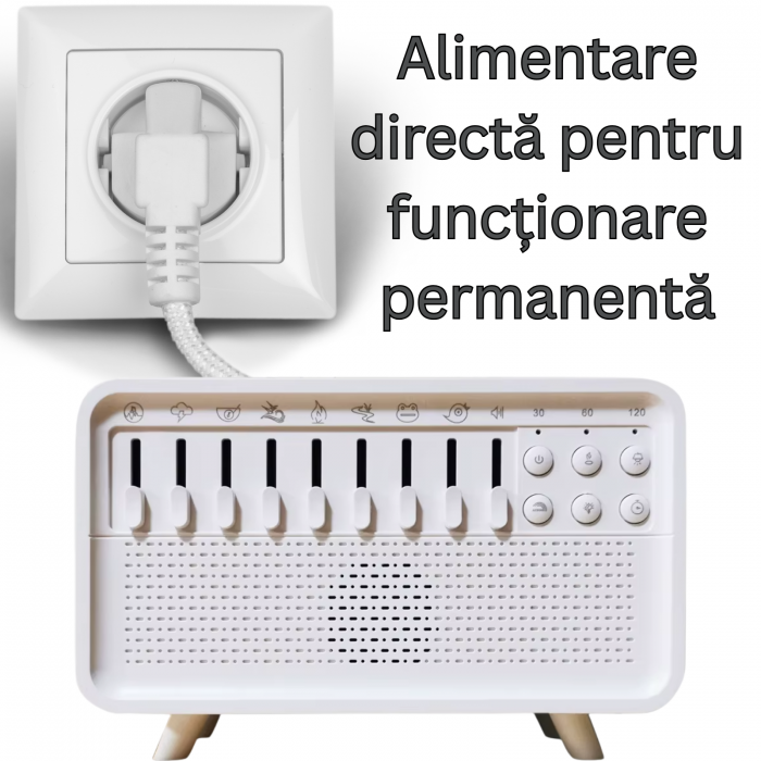 Difuzor Aromaterapie cu Sunete, Lumină Caldă și Bluetooth [12]