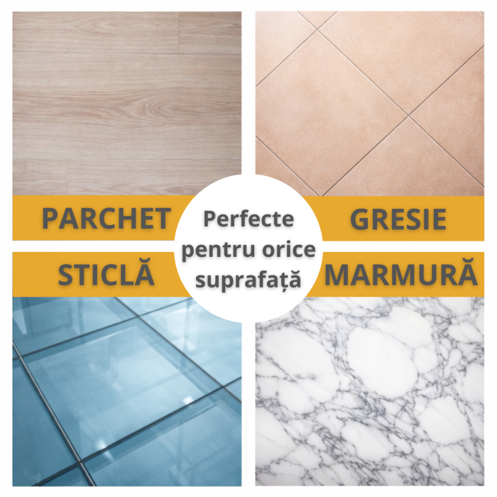 Lavete Umede Pardoseli Sleepy Easy Clean Herbal Soap 4XL, Compatibile Mop, 8 Straturi, 50 buc [4]