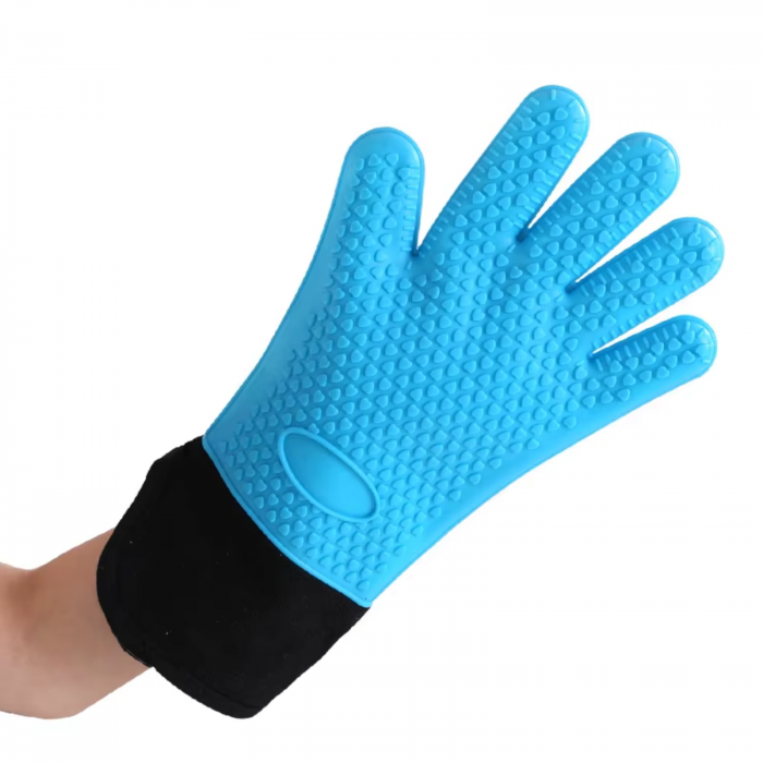 Mănuși termorezistente silicon alimentar – protecție până la 230°C [10]