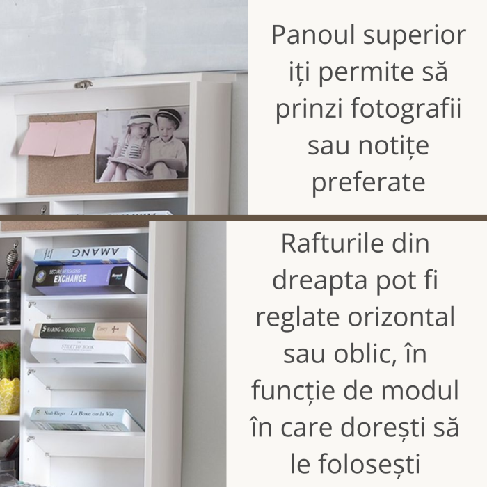 Masă pliabilă de perete cu dulap – soluție compactă 2-în-1 [6]