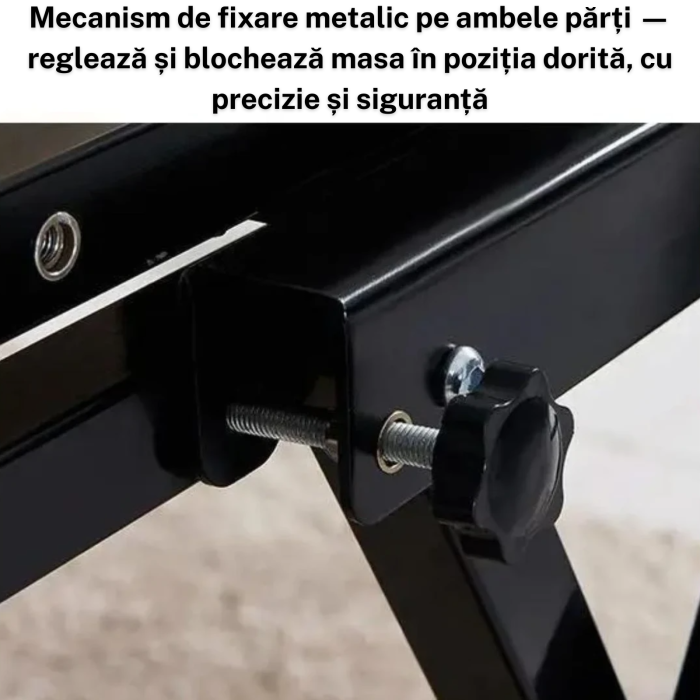Masă Transformabilă în Raft 2-în-1 – Design Modern, Raft cu 5 Polițe, Masă pentru 6 Persoane | Innovio-Home [5]
