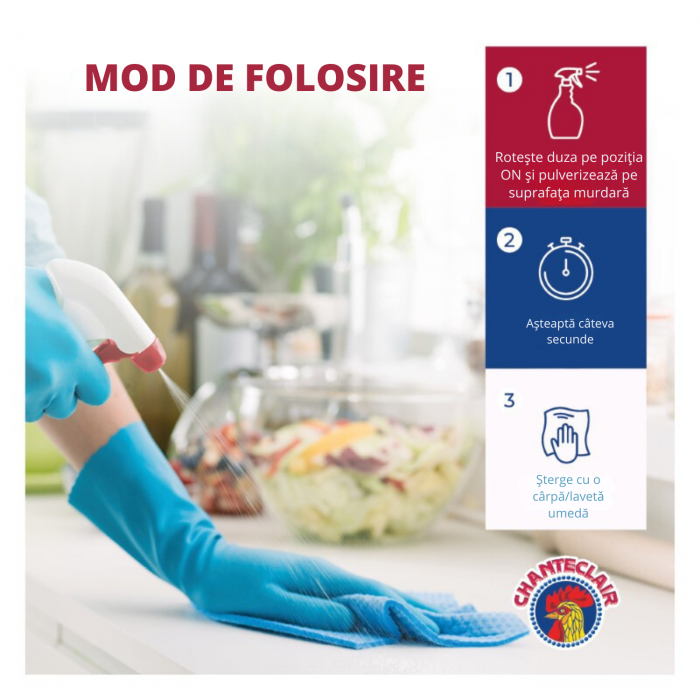 Degresant Universal Chanteclair cu Parfum de Marsiglia– Curățare Puternică pe Orice Suprafață, Interioară sau Exterioară [4]