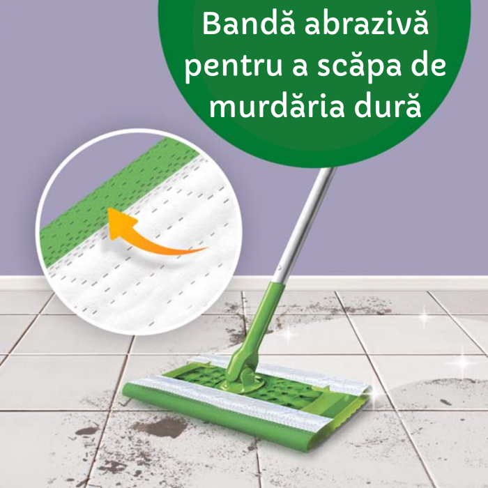 Lavete Umede Swiffer 12 Buc | Curățare Rapidă, Parfum Lămâie [4]