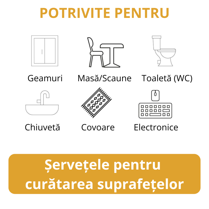 Șervețele Umede Biodegradabile Sleepy Bio Clove & Cinnamon 50 buc, Multisuprafețe 3XLarge [5]