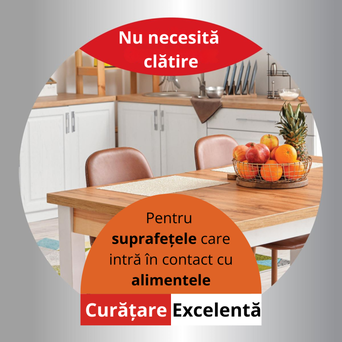 Șervețele Umede Bucătărie Sleepy Easy Clean Portocală 50 buc – Degresare Rapidă, Fără Clătire [4]