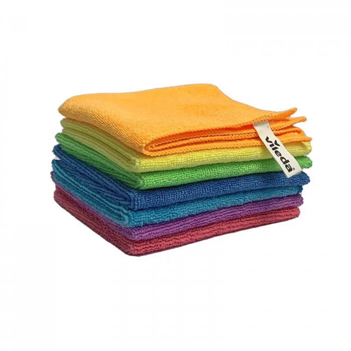 Set 7 Lavete Microfibra Vileda – Super Absorbante, Reutilizabile, Curățare Umedă/Uscată, Îndepărtează 99% Bacterii [2]