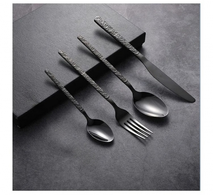 Set elegant de tacamuri din inox de calitate superioara. 16 piese [5]