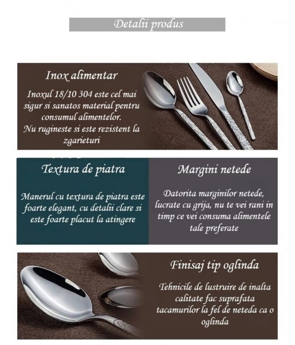 Set 24 tacamuri inox elegante [4]