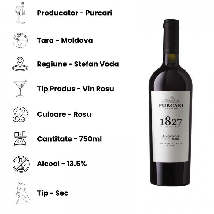 Pinot Noir de Purcari 2022 – Vin Roșu Sec de Excepție | Arome Fructate și Premii Internaționale [2]