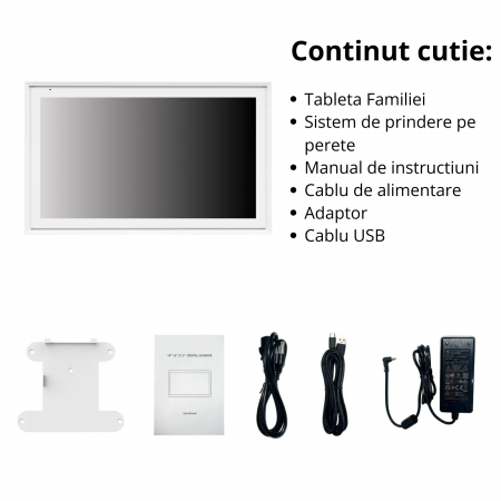 Tabletă digitală INNOVIO cu Android 14 – Calendar inteligent 23.8" [10]