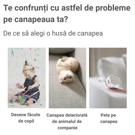 Cuvertură Canapea 3 Locuri Matlasată Cappuccino 295x198 cm [1]