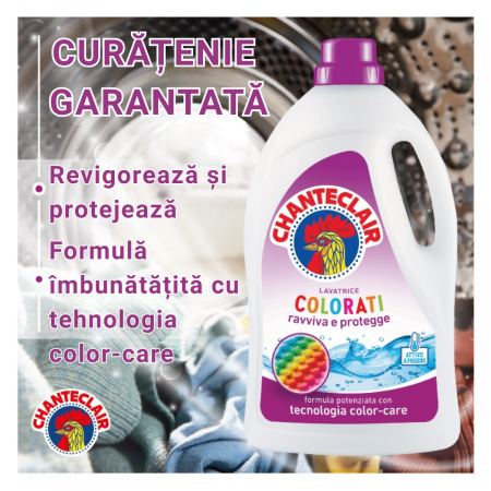 Detergent lichid Chanteclair Colorati – 1260 ml, 28 spălări [2]