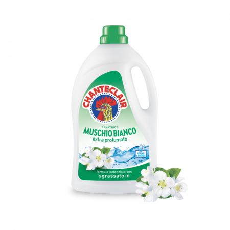 Detergent & Balsam Rufe - Detergent lichid Chanteclair Muschio Bianco – 1260 ml, 28 spălări